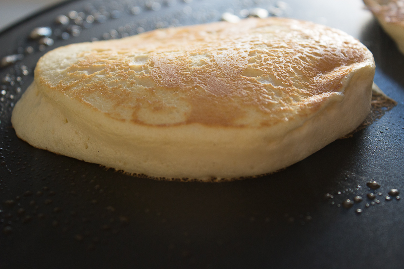 Pancake en cours de cuisson