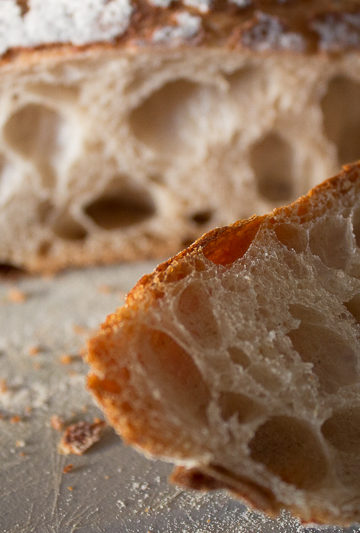 Pain de campagne tigré au levain