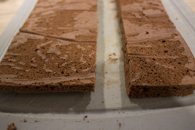 Biscuit chocolat pour bûche