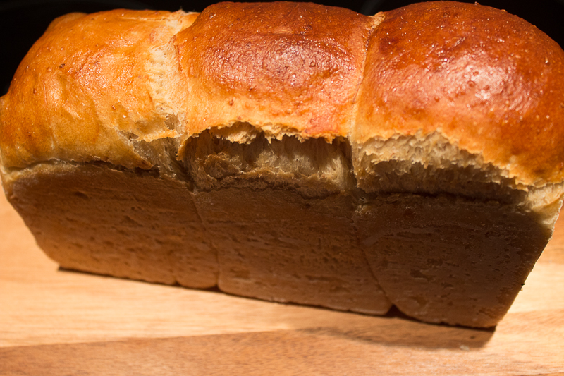 Pain de mie après cuisson