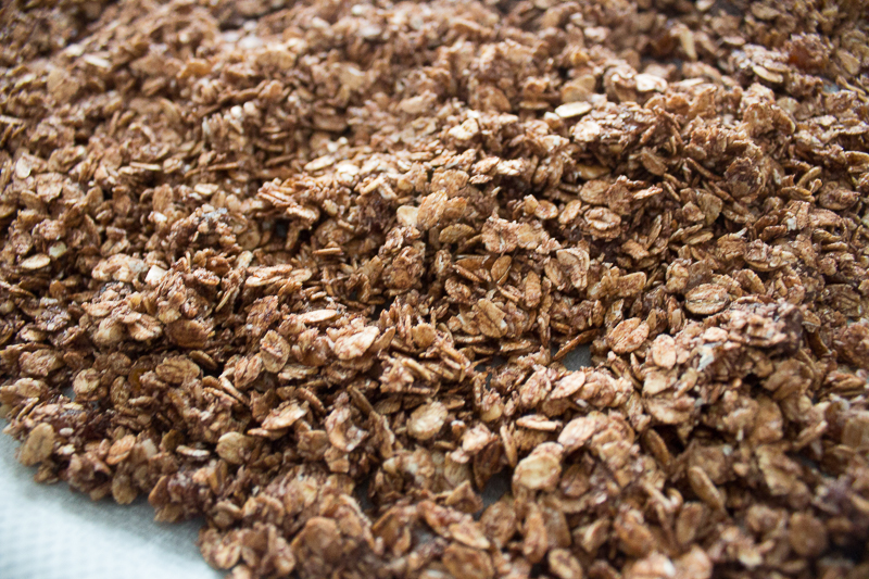 Granola avant cuisson