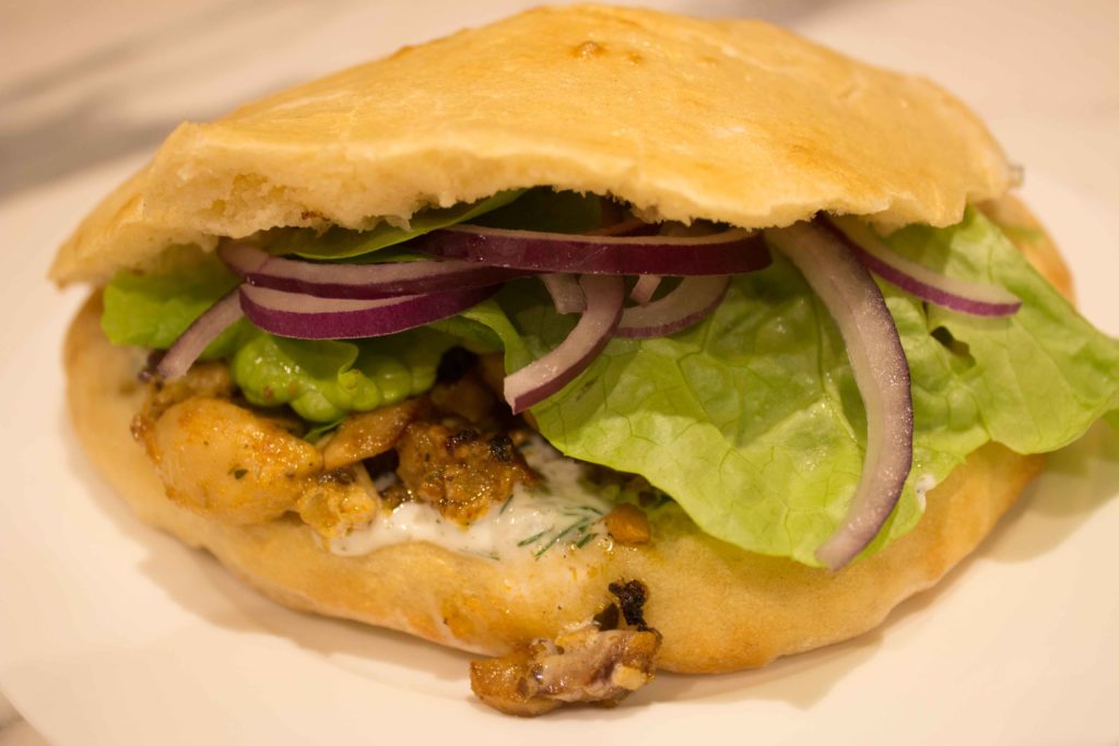 Sandwich kebab maison